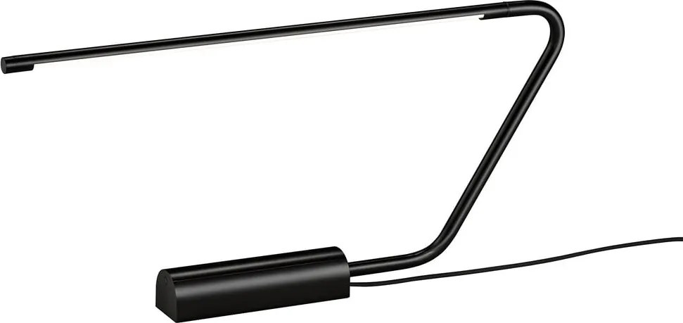 Fekete LED asztali lámpa (magasság 33 cm) Olea – Trio Select