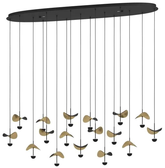 Eglo 390343 - LED Dimmelhető csillár zsinóron DRACERA 17xLED/2,3W/230V 3000K