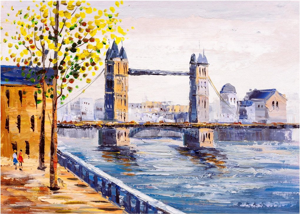 Kép - A város festménye (70x50 cm)