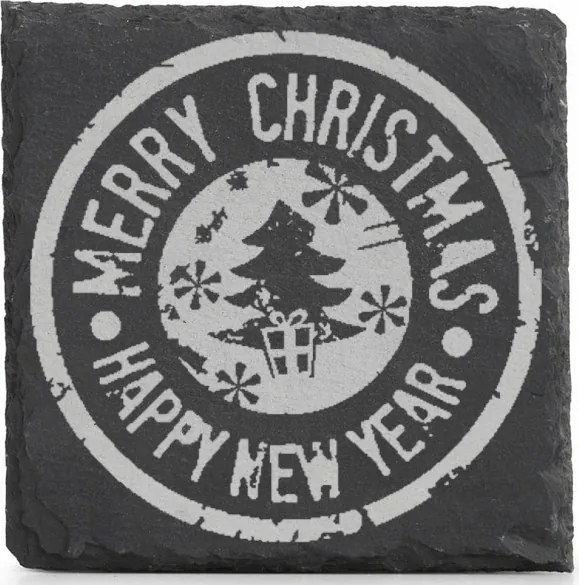 Kő alátét x4 Karácsonyi bögre Merry Christmas Ajándék