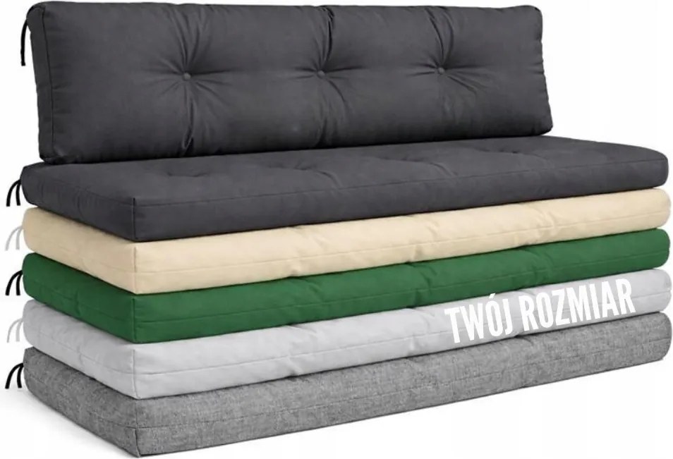 Hintapárna Kerti pad Hosszúság Méretre 50 cm 2db-os szett