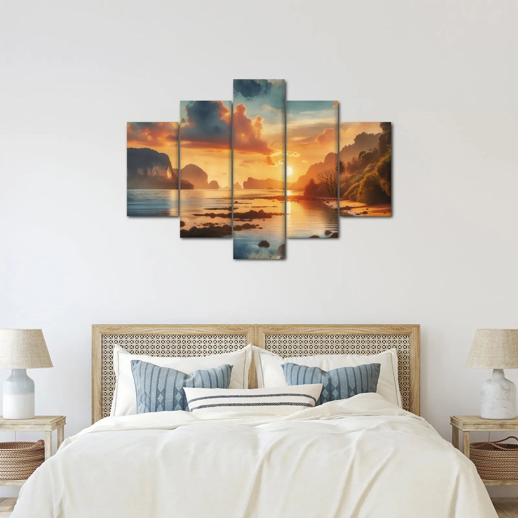 Kép - Kilátás a partról (150x105 cm)