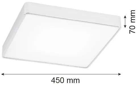 Argon 1576 - Mennyezeti lámpa ONTARIO 4xE27/15W/230V