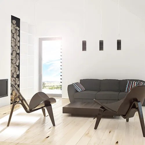 RENDL SANSSOUCI I závěsná matná černá 230V E27 42W