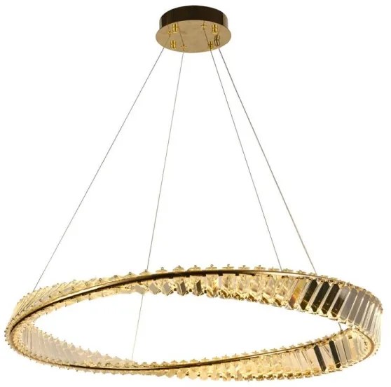 LED állítható fényerejű kristály csillár kábellel LED/50W/230V + DO