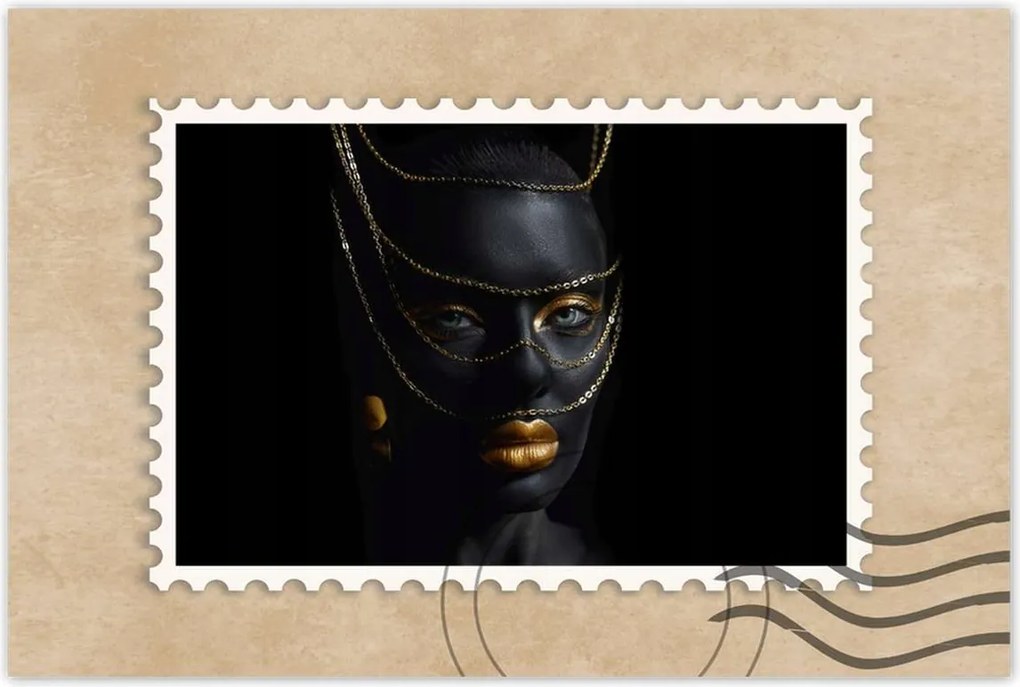 Poszterek 90x60 Az aranyszínű csecsebecsék mögött