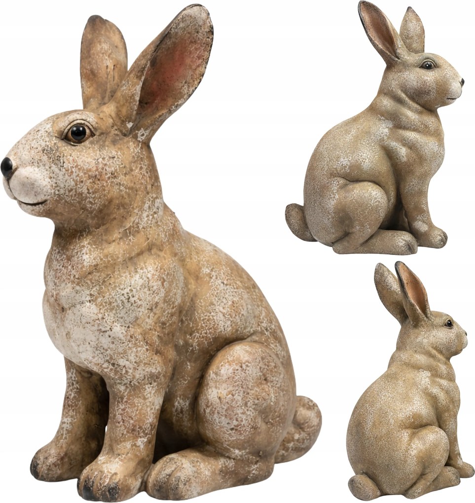 Húsvéti Nyuszi 45 cm Nagy Kerámia Nyuszi Figura Húsvéti Dekoráció