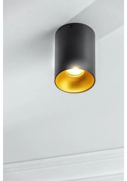 Lámpa Mennyezeti lámpatest TENSA, aluminium, 94x140 mm, IP20, GU10 max. 20W, kör, fekete