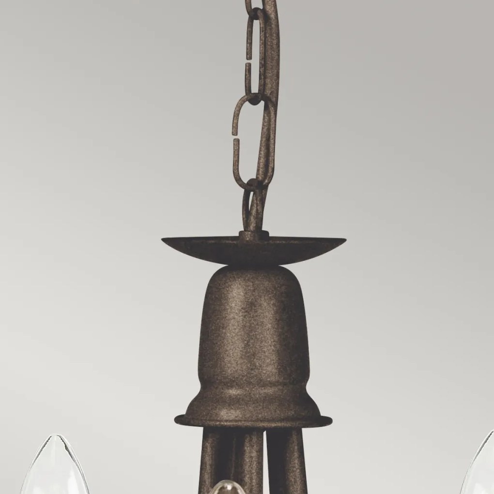 Elstead Lighting MINSTER MN5-BLK-GOLD Csillár 5x60W/E14