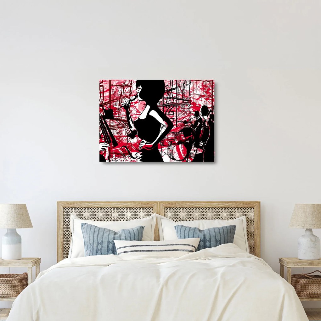Kép - Jazz (üvegen) (70x50 cm)