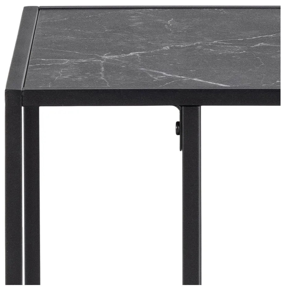 Tárolóasztal márvány dekoros asztallappal 43x35 cm Infinity – Actona