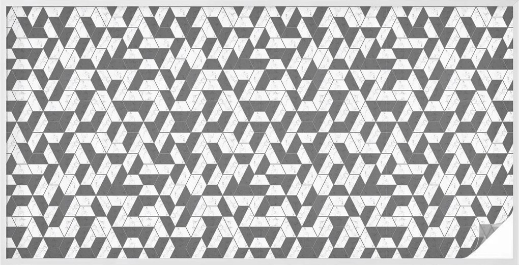 Ablakfólia Öntapadós Adatvédelem Geometriai illúziók 200x100