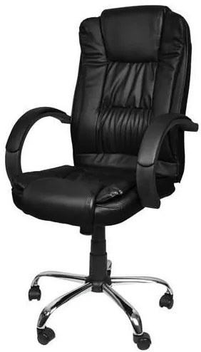 Office chair eco leather - black MALATEC