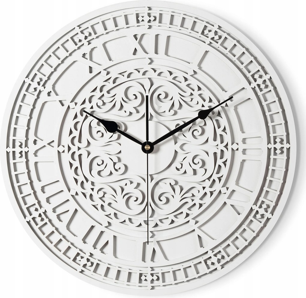 Nagy,dekoratív Falióra,vintage,fa, Csendes, Nappaliba, 3 Méret