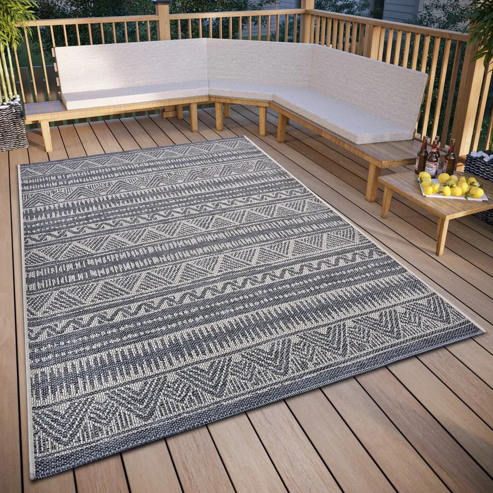 Szürke kültéri szőnyeg 115x170 cm Clyde Loto – Hanse Home