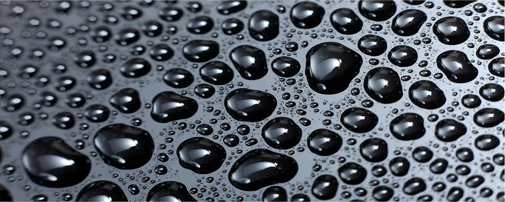 Modern üvegpanel a konyhába Vízcseppek XXL