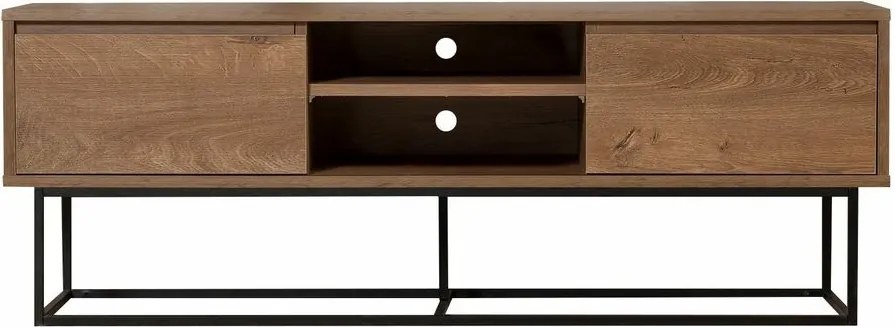 Rodez Walnut and Black I TV-asztal, M