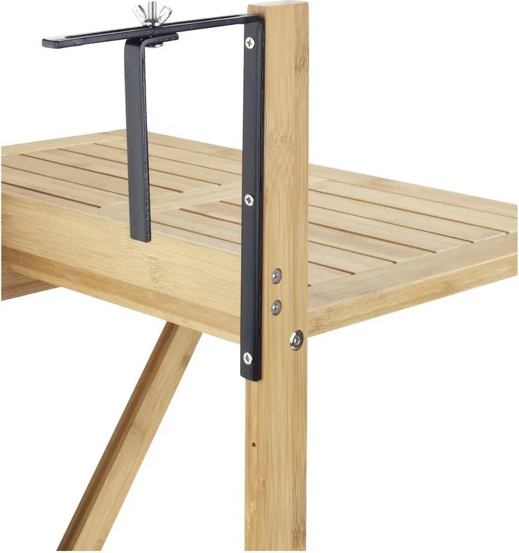 Bambusz kerti kisasztal 44x64 cm Waikiki – Wenko