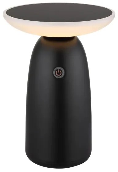 Globo 36625S - állítható LED napelemes érintőlámpa LED/10W/3,7V IP54 fekete