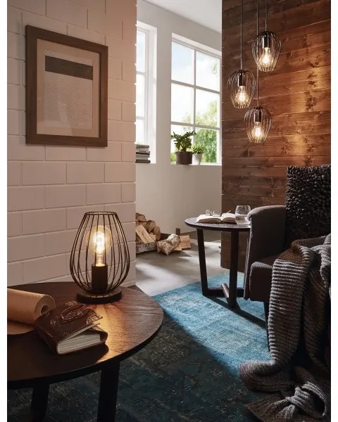 Eglo 49479 - Csillár NEWTOWN 3xE27/60W/230V