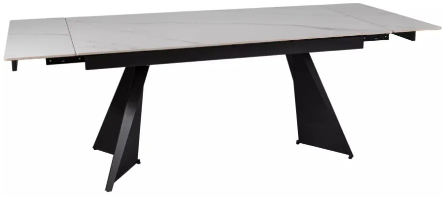 Laconi bővíthető étkezőasztal fehér 160-220 cm