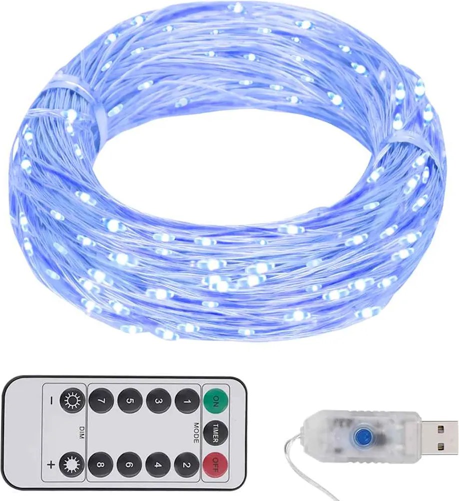 vidaXL kék fényű LED-szalag 150 LED-el 15 m