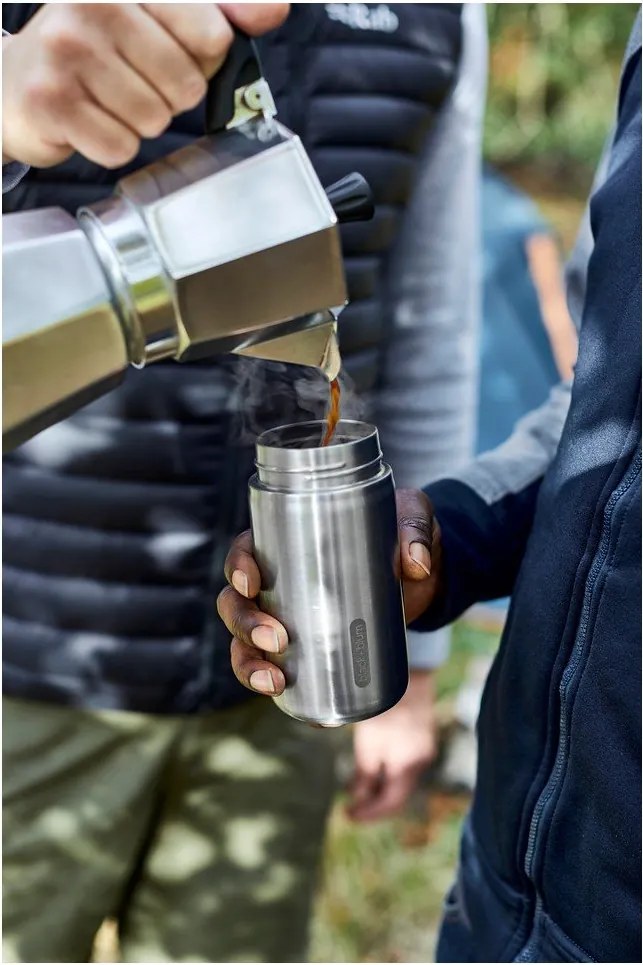 Ezüstszínű rozsdamentes acél termobögre 340 ml – Black + Blum