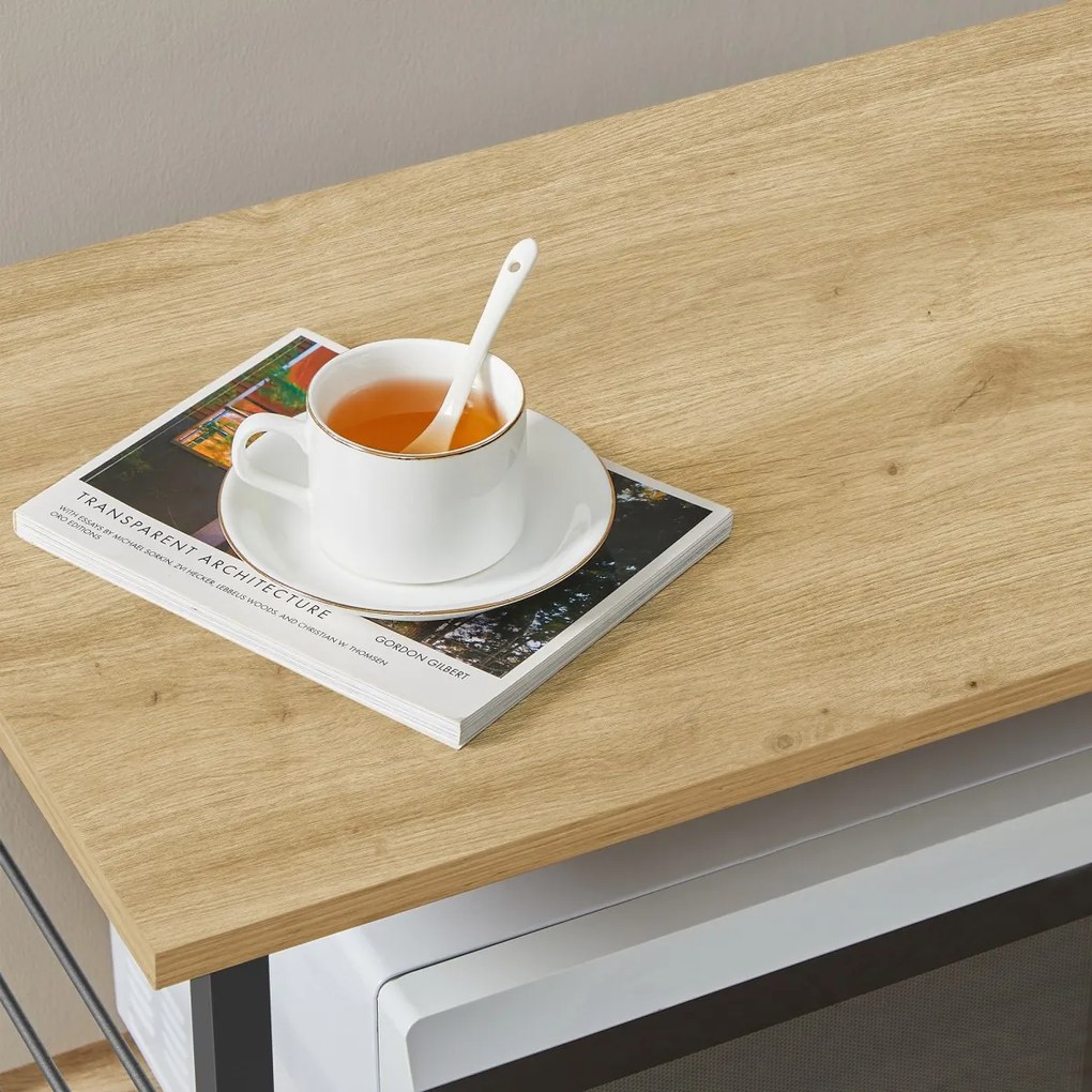 Gurulós tárolóasztal 3 polccal TAYLOR ARTISAN 60x40 cm