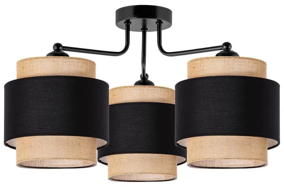 Fali lámpa 3xE27/60W/230V bézs