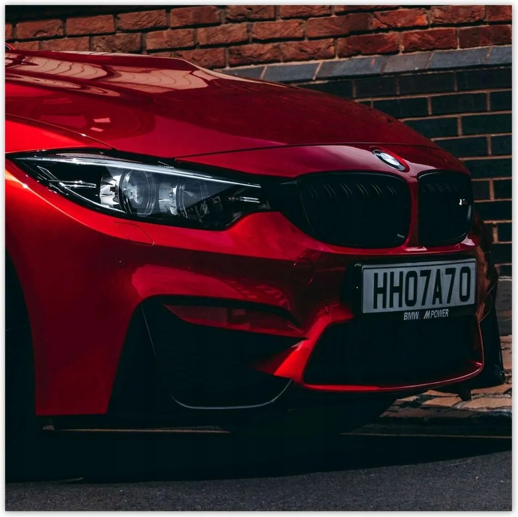 Poszterek 140x140 Piros Bmw Autó