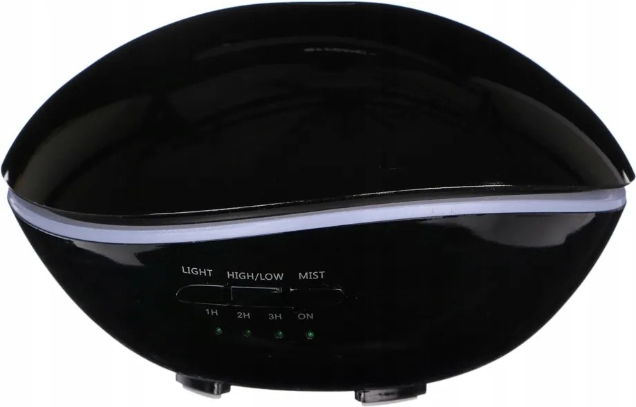 Aroma diffúzor Kő fekete fényes 500ml Sixtol