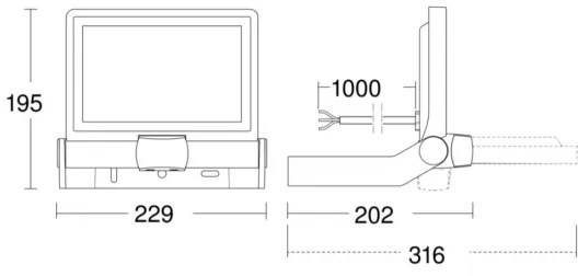 Steinel 065249 - LED Reflektor érzékelővel XLED ONE LED/18,6W/230V IP44
