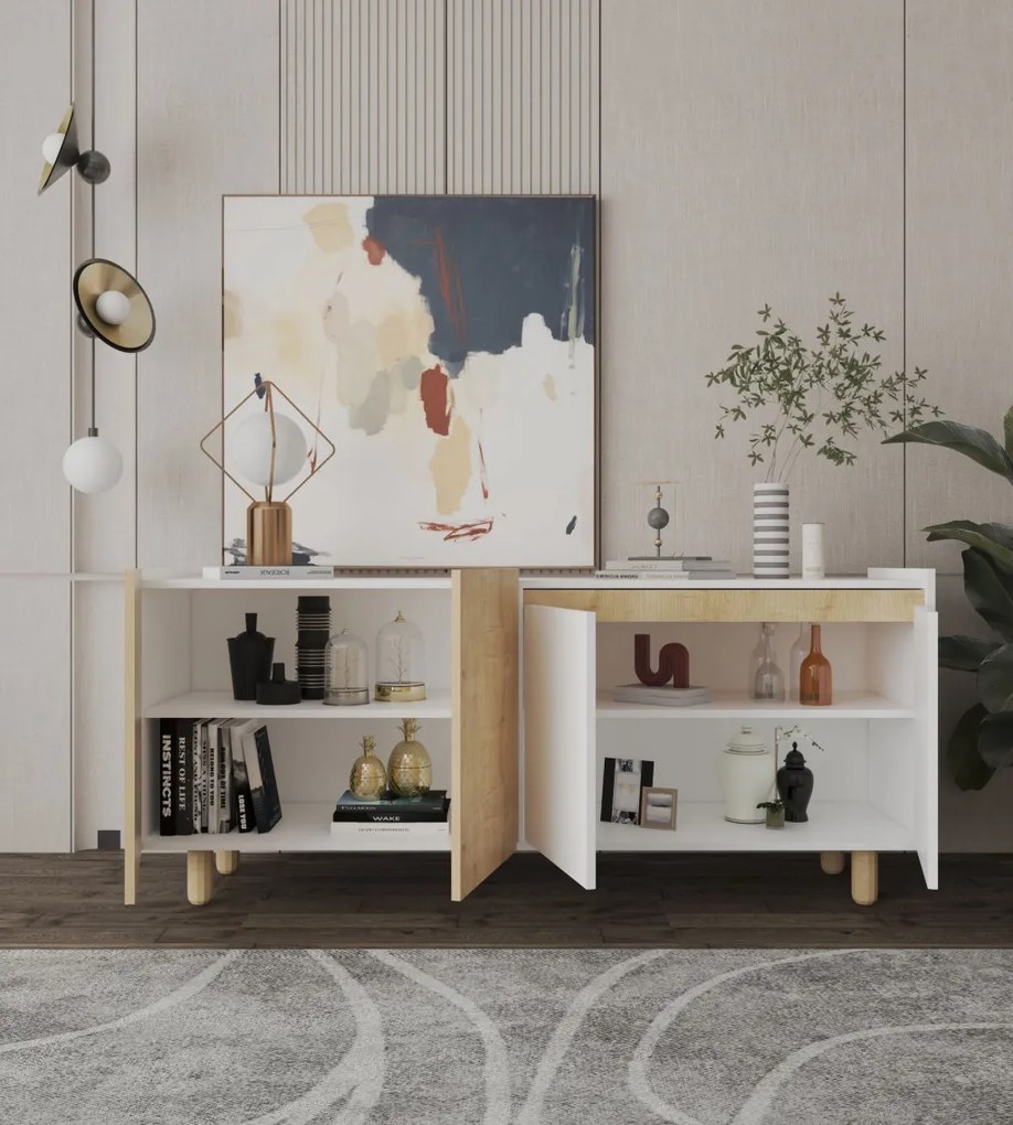 Ravenna Modern 180 - Sapphire Oak, White