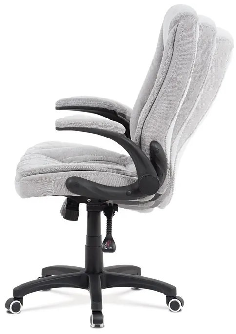 Ezüst Szövet Irodai Főnöki Szék, Szinkron Mechanikával.