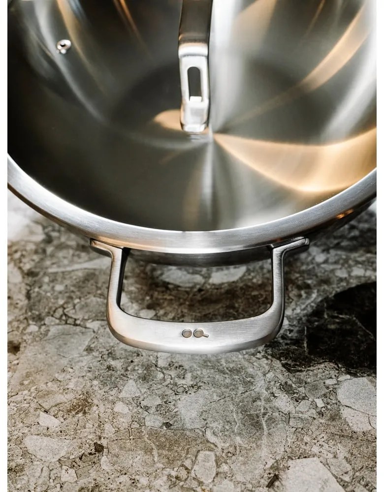 Wok rozsdamentes acél serpenyő fedővel ø 30 cm Chili Ta – FABINI