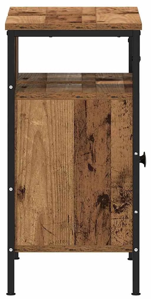 antik fa szerelt fa fürdőszobai mosdószekrény 60 x 30 x 60 cm