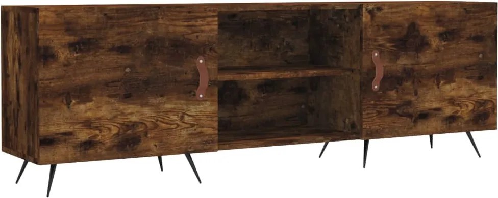 vidaXL füstös tölgy színű szerelt fa TV-szekrény 150 x 30 x 44,5 cm
