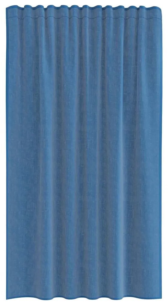 2 db királykék fátyolfüggönyök hurokkal 140x175 cm