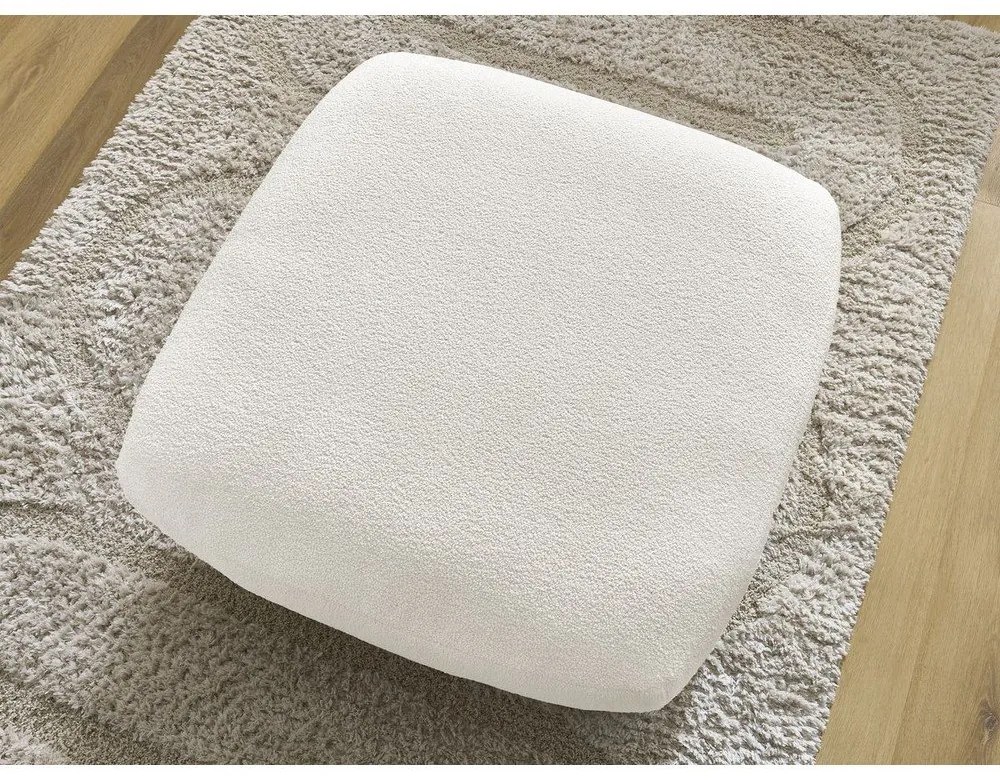 Fehér buklé lábtartó Leonore – Bobochic Paris