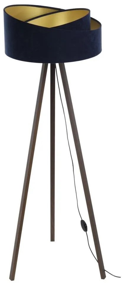 Állólámpa GALAXY 1xE27/60W/230V kék/barna