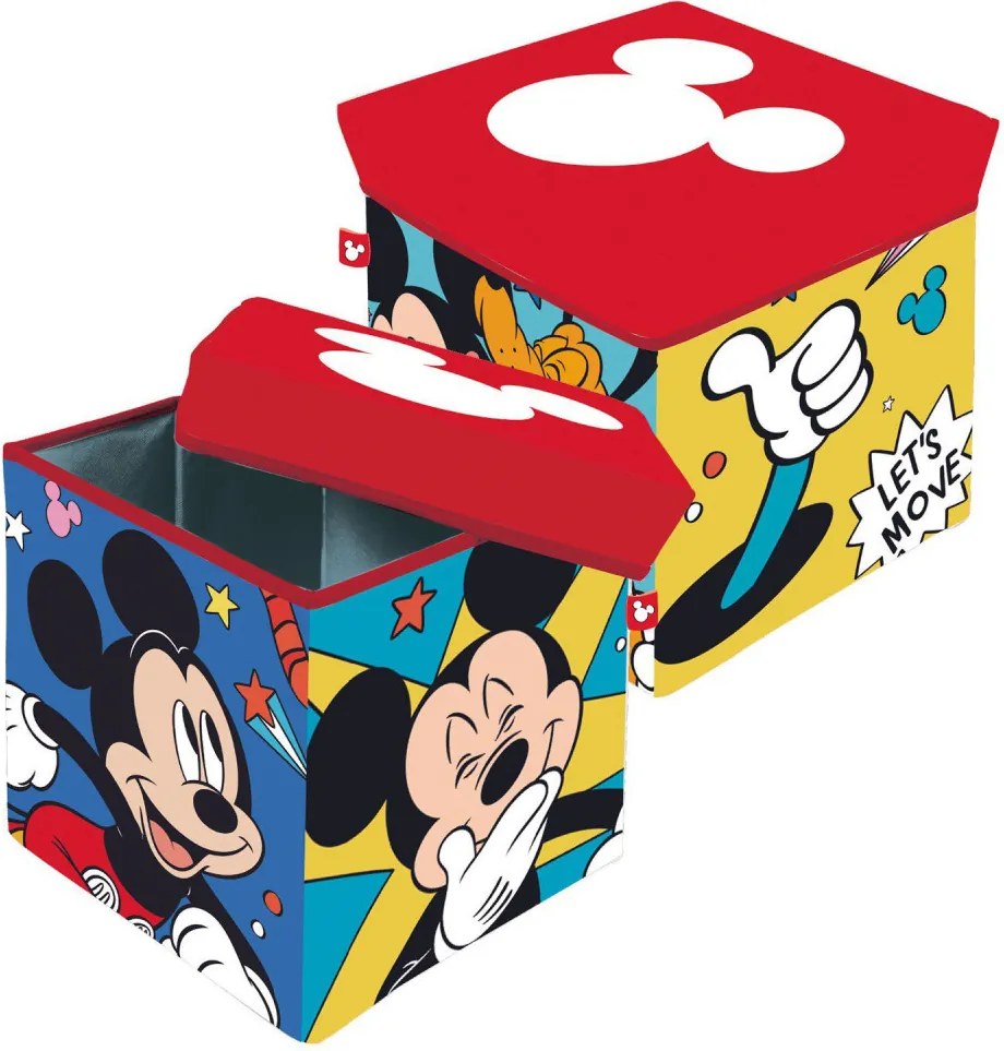 Disney Mickey Let's Move játéktároló 30×30×30 cm