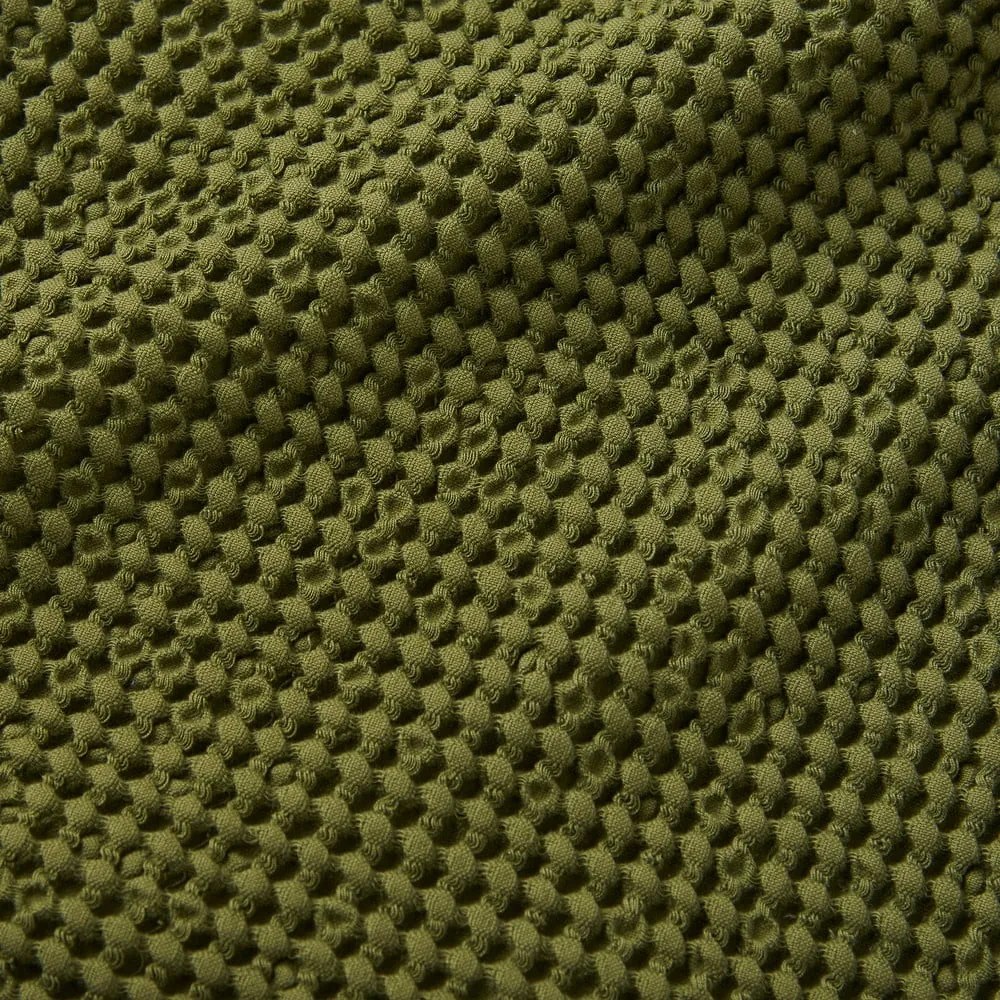 Zöld pamut takaró 150x200 cm Jaipur Chunky Waffle – Pineapple Elephant