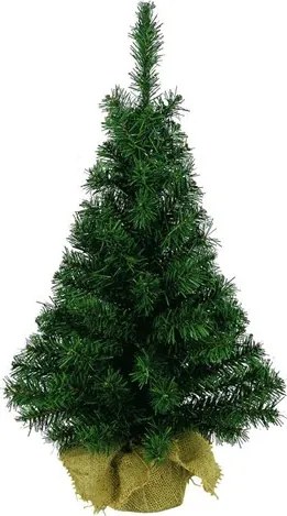 Mini műfenyő zöld díszcsomagolásban 45cm
