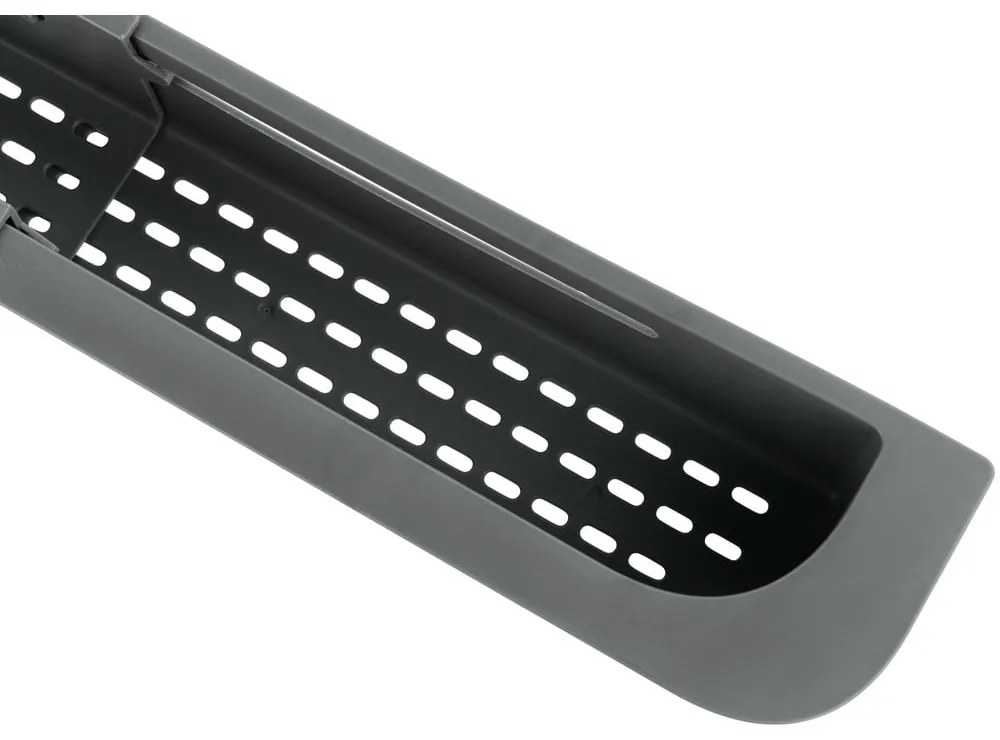 Szürke műanyag teleszkópos csepegtető mosogatóba 49,5x8,5 cm Fino – Wenko