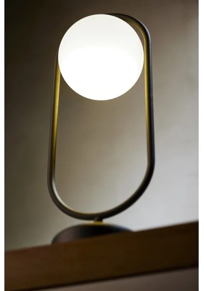 Jupiter 2044 - Asztali lámpa IGON 1xE14/40W/230V fekete