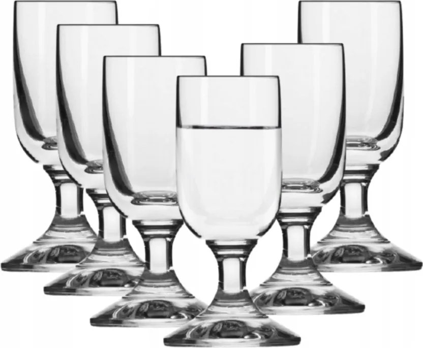 6 Db-os Balance Vodka Pohár Szett 25 ML Krosno