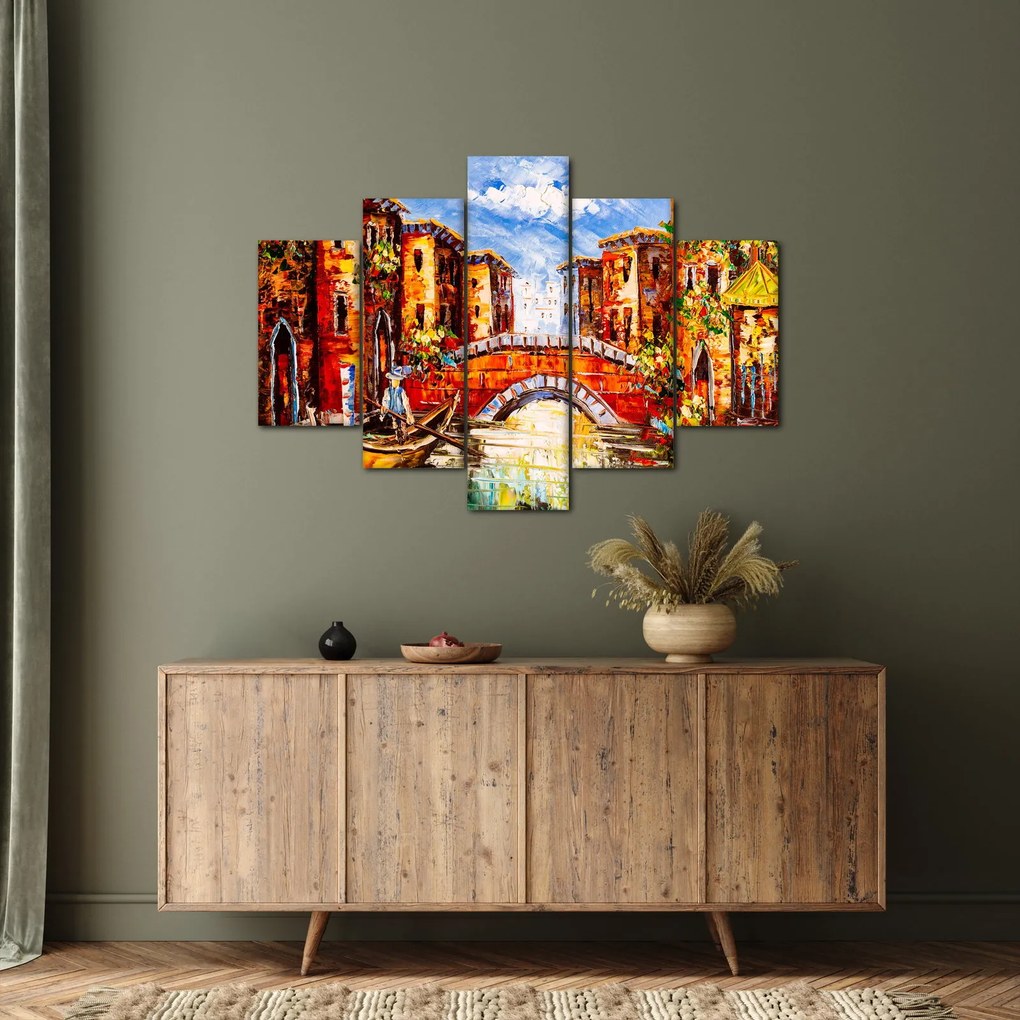 Kép - Olajfestmény a városról III. (150x105 cm)