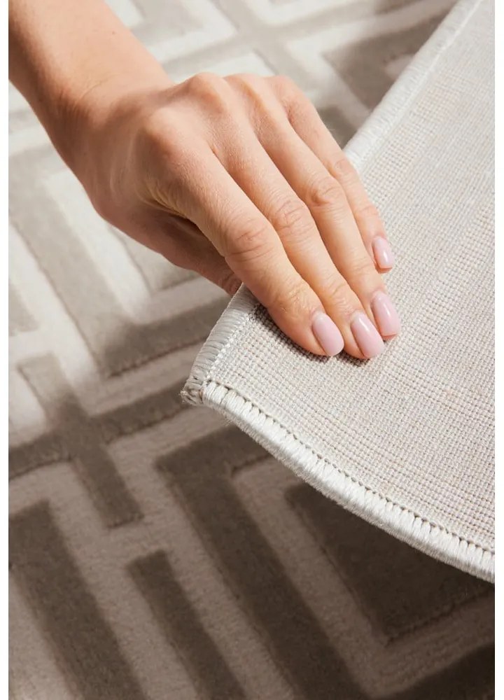 Krémszínű szőnyeg 200x280 cm Perles Howlite – Elle Decoration