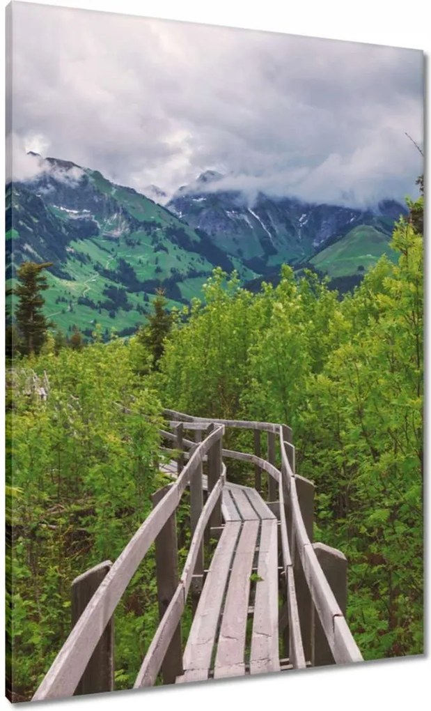 Festmények 70x100 Híd Építészet Tájkép