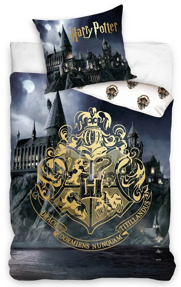 Pamut lepedő Harry Potter Roxfor , 140 x 200 cm,70 x 90 cm